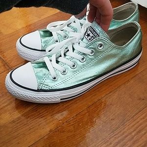 Mermaid green converse